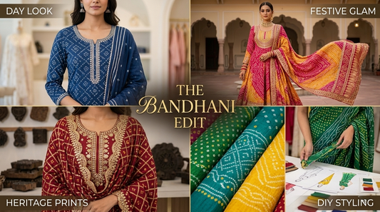 How to Style a Bandhani Suit: 7 Modern Ways to Wear Traditional Prints - LIBASTINO